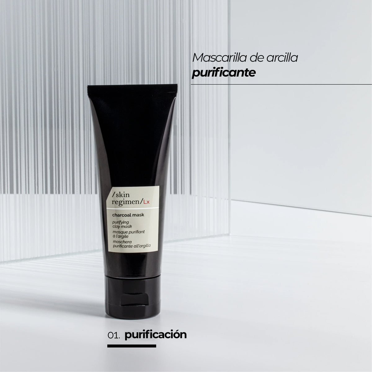 Mascarilla Facial Purificante Con Arcilla Negra y Carbón De Bambú Skin Regimen Comfort Zone