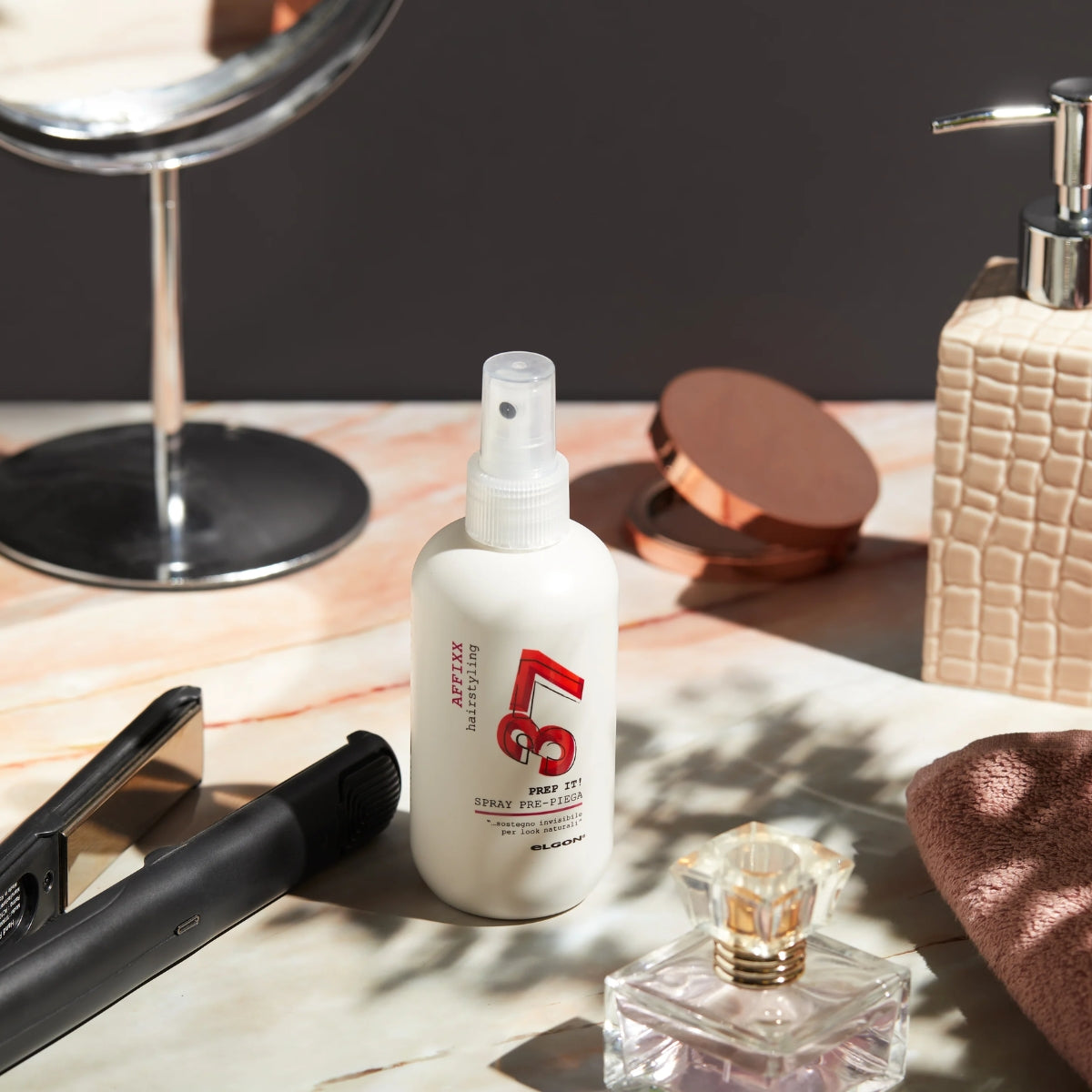 Loción Pre Peinado 37 Fijación Suave Affixx 37 Elgon