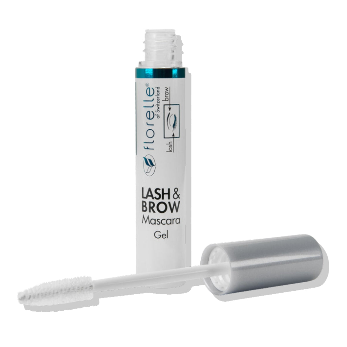 Máscara De Pestañas y Cejas Gel Transparente Lash Brow Fl268 Florelle