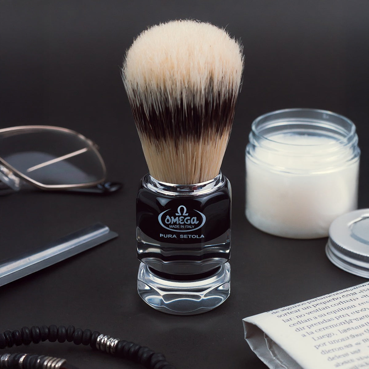 Hisopo De Afeitar De Lujo Omega