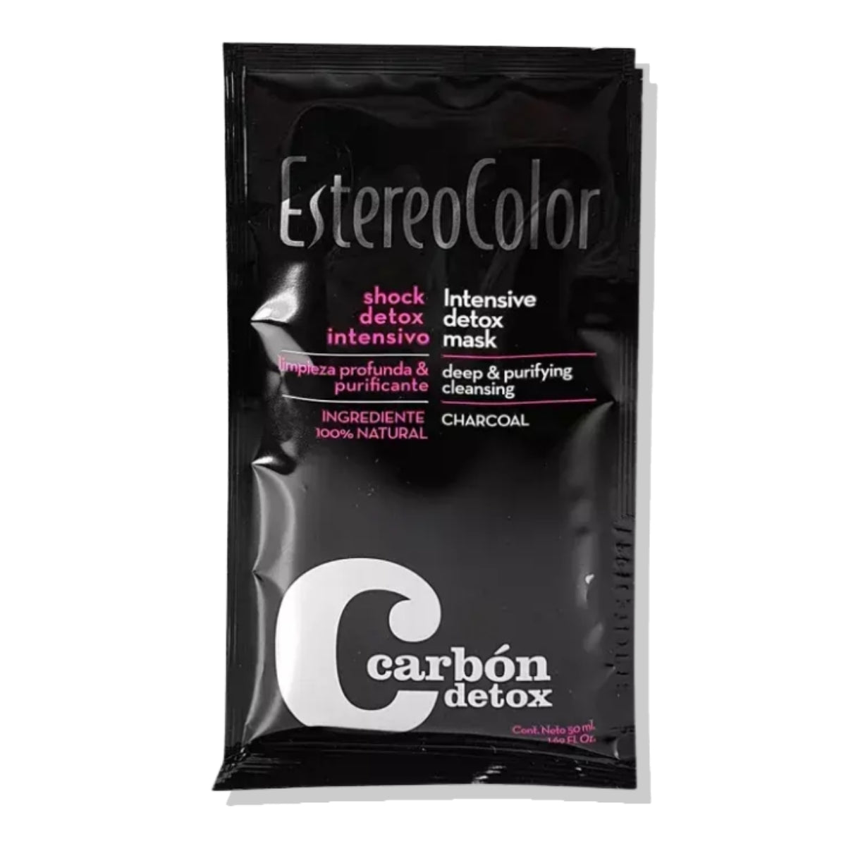 Mascarilla Capilar Shock Carbón Detox Estereocolor