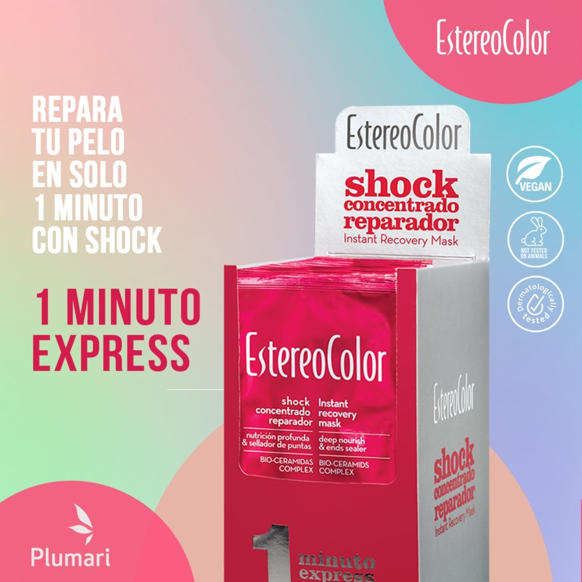 Mascarilla Capilar Shock Express 1 Minuto Estereocolor