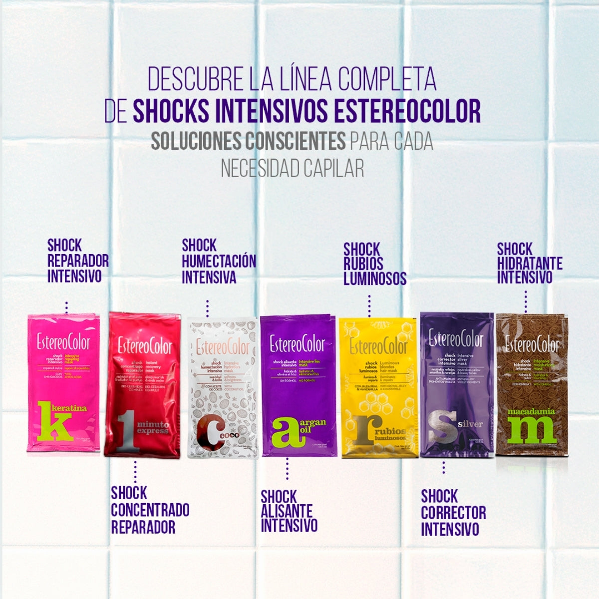 Mascarilla Capilar Shock Silver Estereocolor