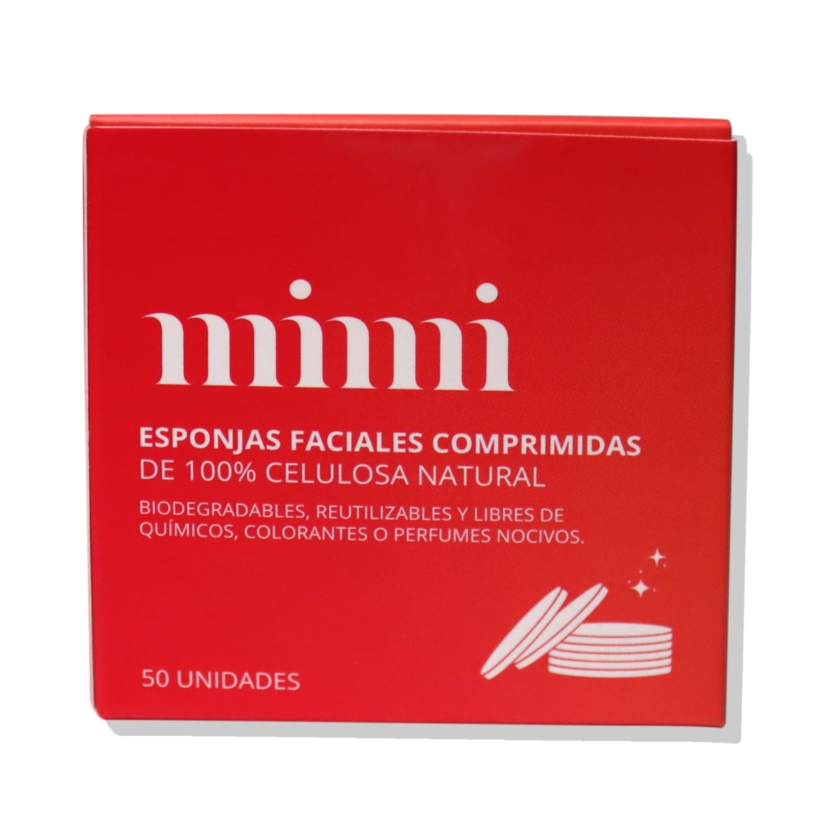 Esponjas Faciales Comprimidas 50 Unidades Mimi