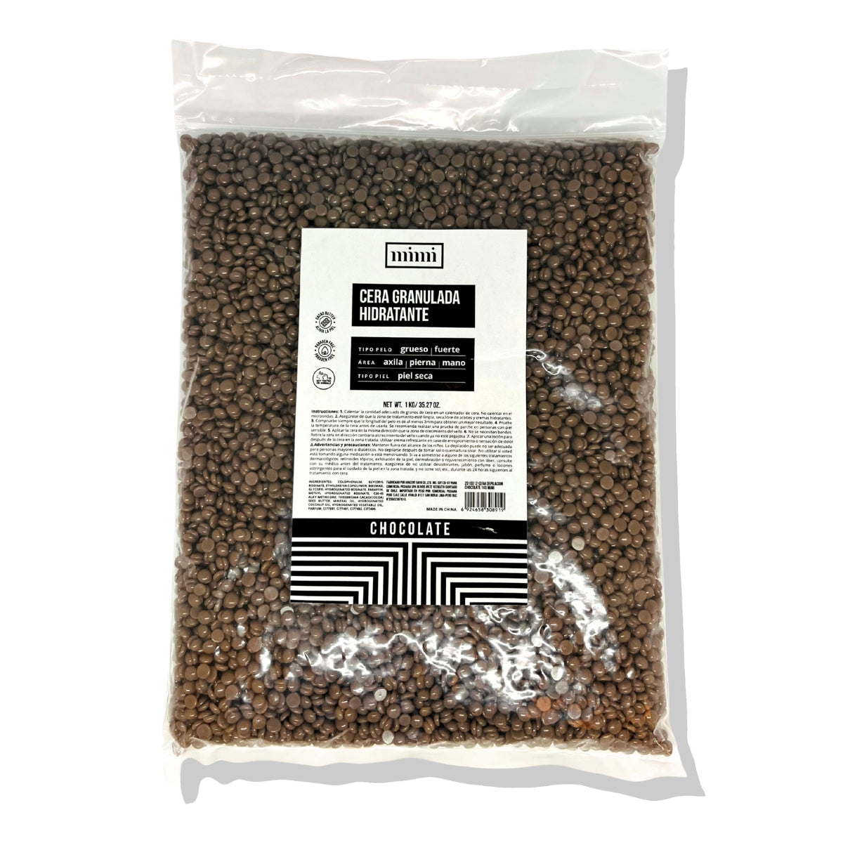 Cera Depilación Granulada Chocolate 1kg Mimi