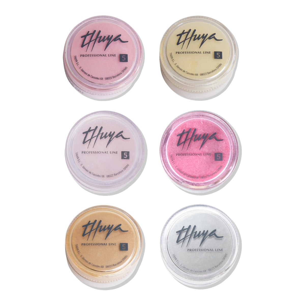 Pack Polvo Porcelana Metallic Thuya