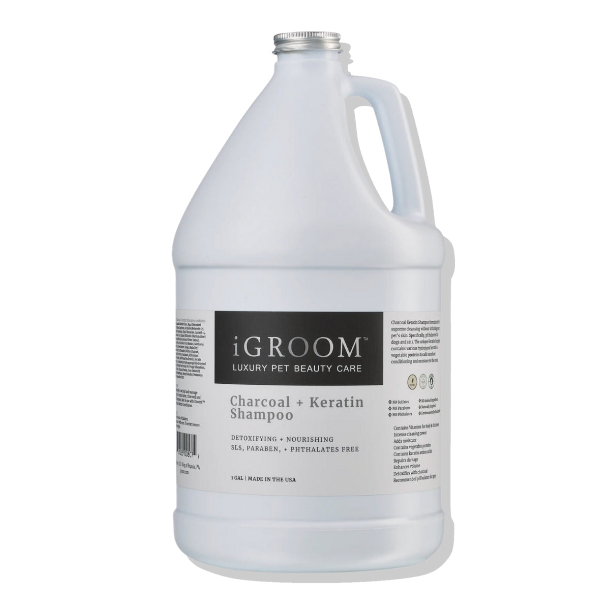 Shampoo Mascotas Carbón y Keratina Igroom