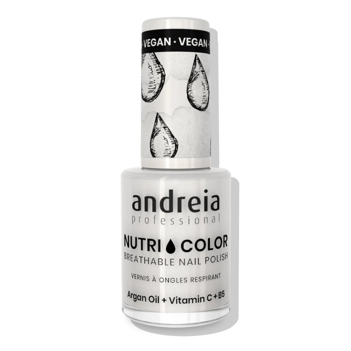 Esmalte Tradicional Con Aceite de Argán, Vitamina C y B5 Nutricolor Andreia