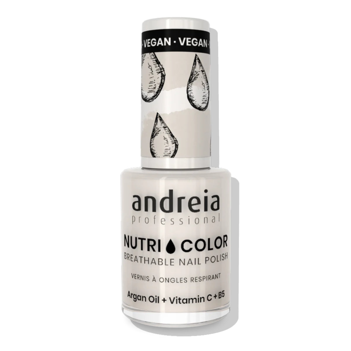 Esmalte Tradicional Con Aceite de Argán, Vitamina C y B5 Nutricolor Andreia