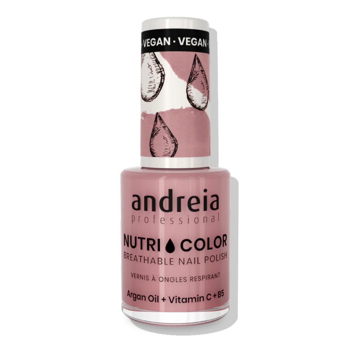 Esmalte Tradicional Con Aceite de Argán, Vitamina C y B5 Nutricolor Andreia