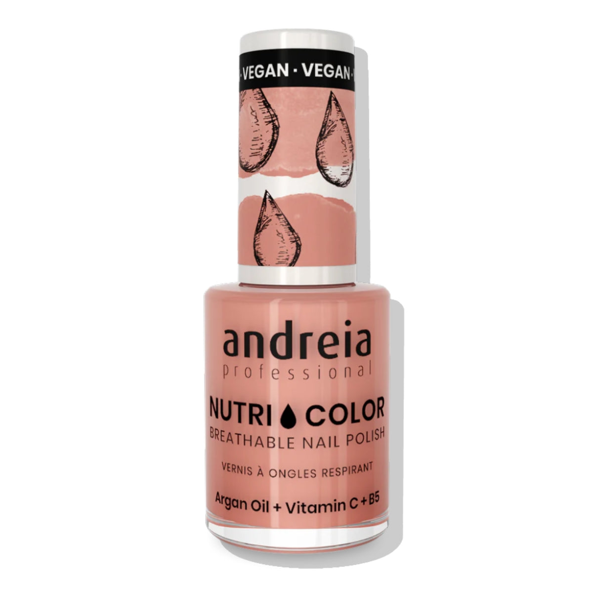 Esmalte Tradicional Con Aceite de Argán, Vitamina C y B5 Nutricolor Andreia