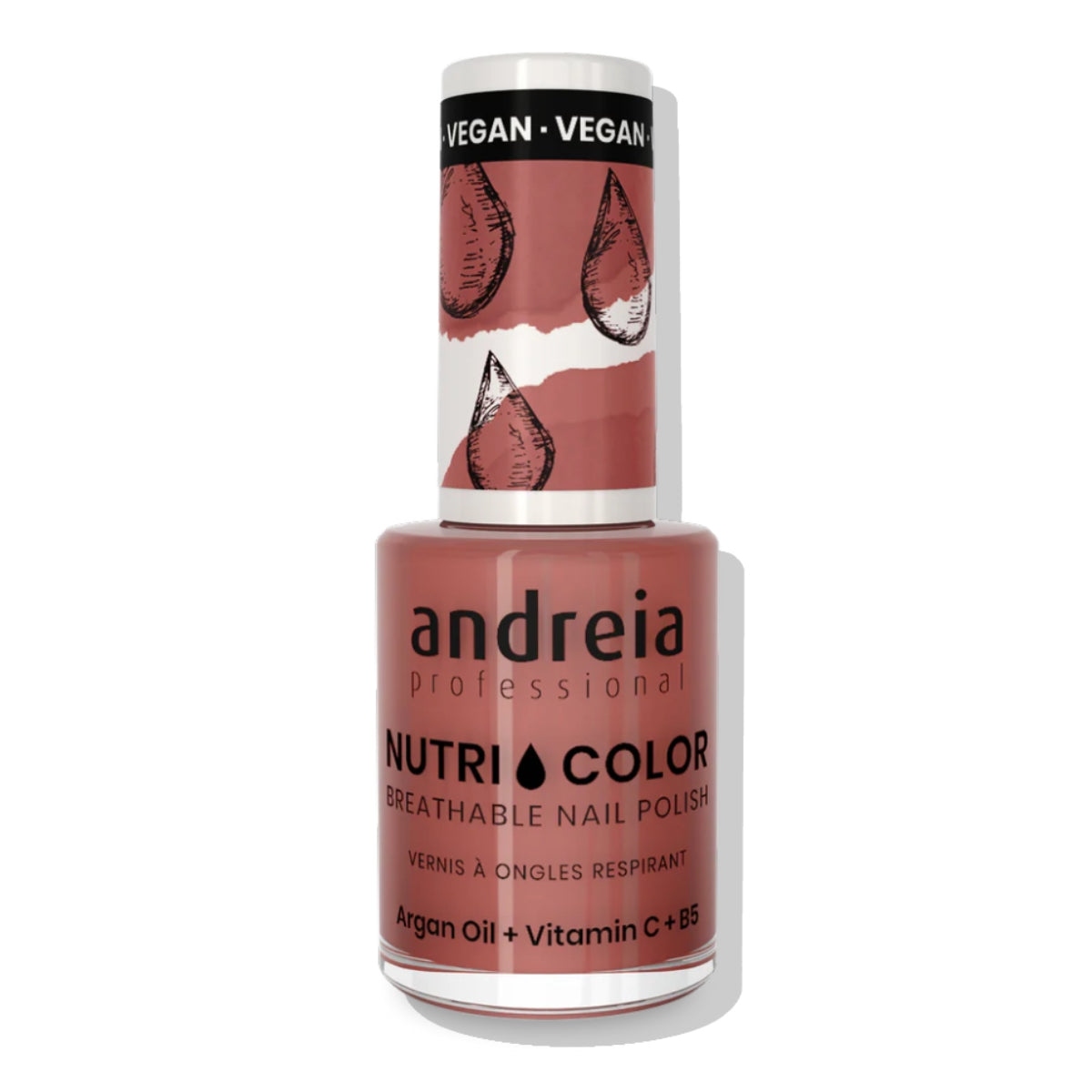 Esmalte Tradicional Con Aceite de Argán, Vitamina C y B5 Nutricolor Andreia