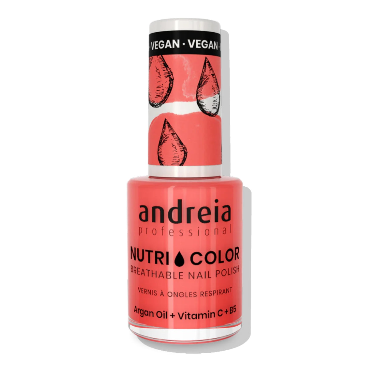 Esmalte Tradicional Con Aceite de Argán, Vitamina C y B5 Nutricolor Andreia