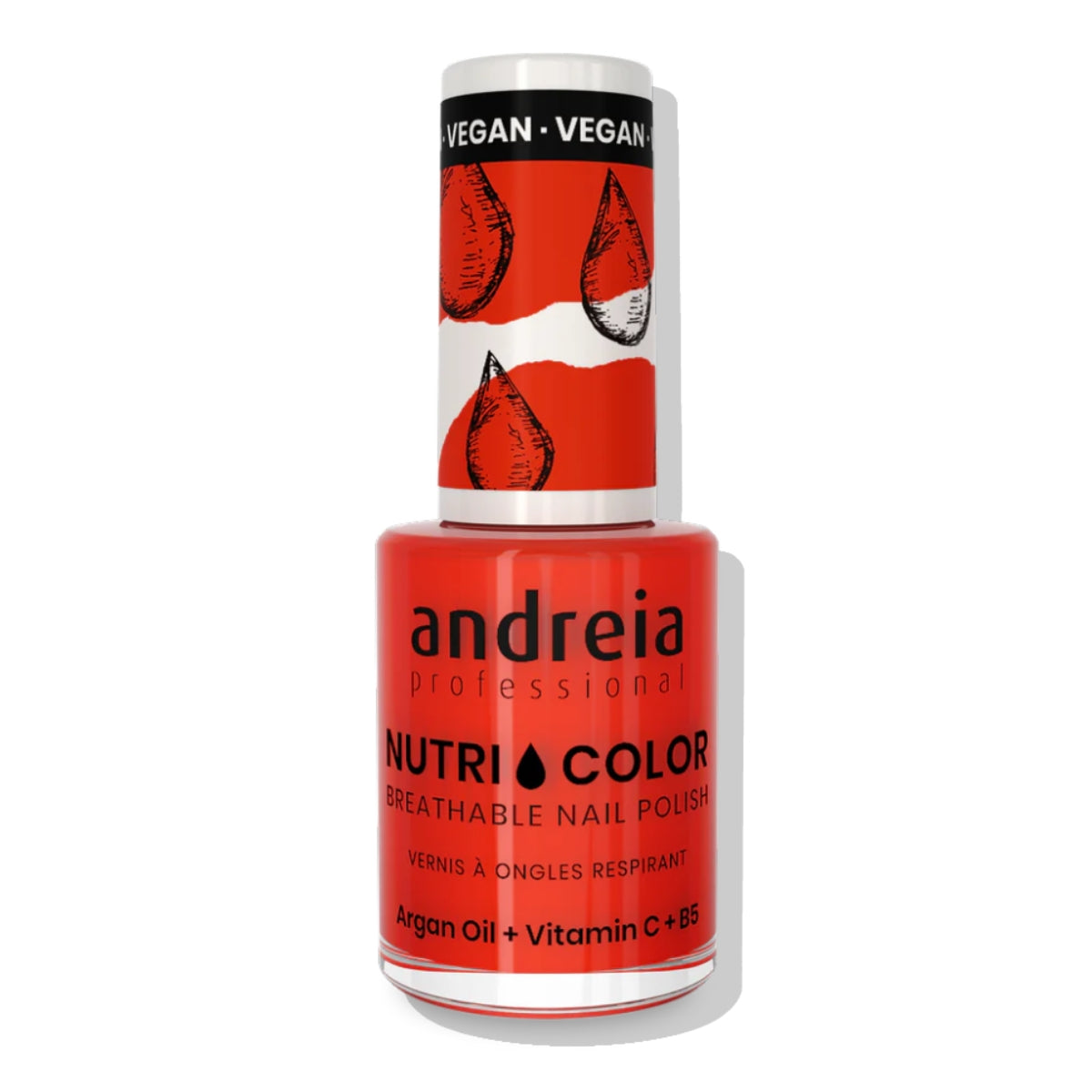 Esmalte Tradicional Con Aceite de Argán, Vitamina C y B5 Nutricolor Andreia