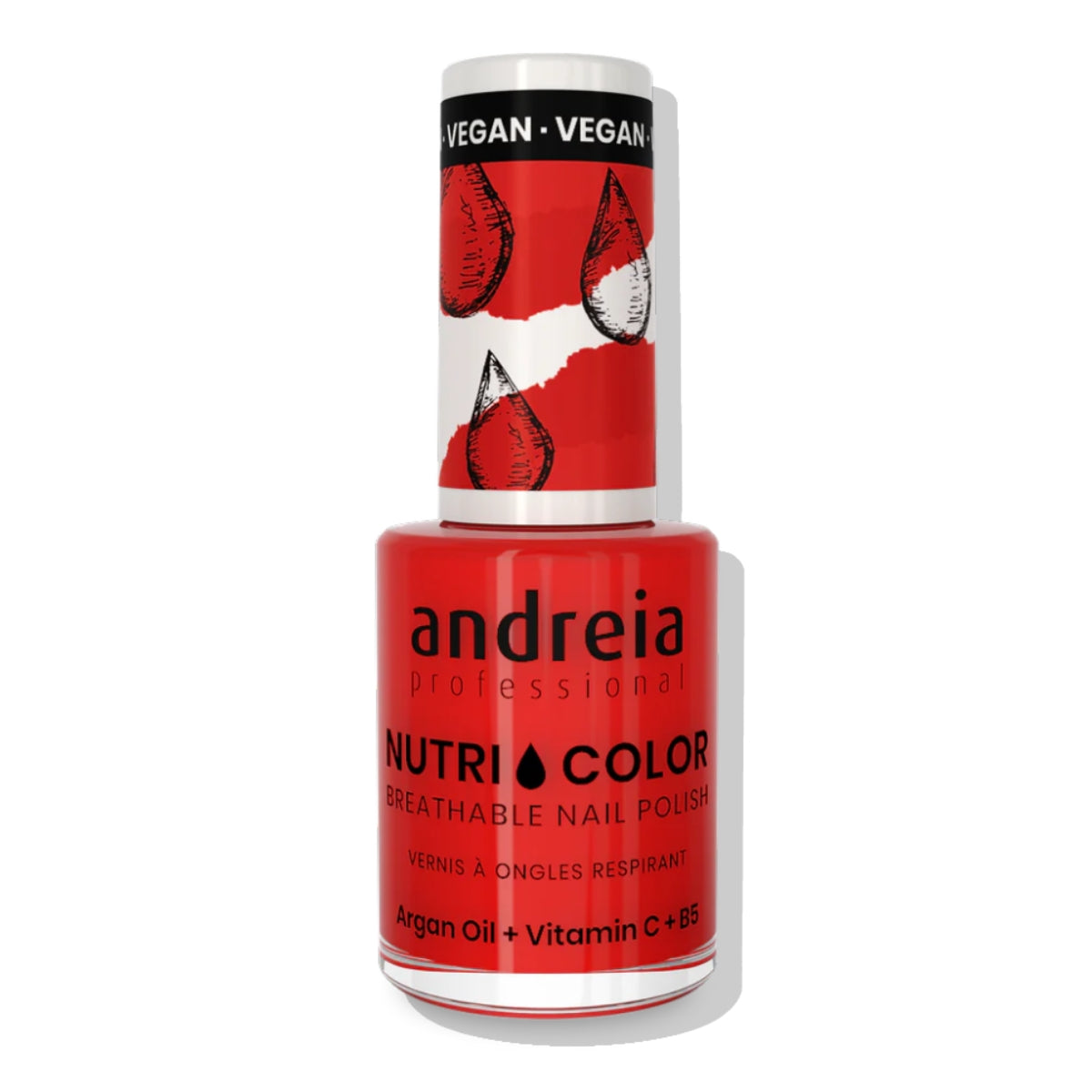 Esmalte Tradicional Con Aceite de Argán, Vitamina C y B5 Nutricolor Andreia