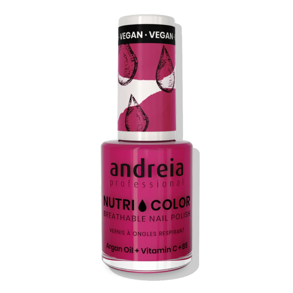 Esmalte Tradicional Con Aceite de Argán, Vitamina C y B5 Nutricolor Andreia