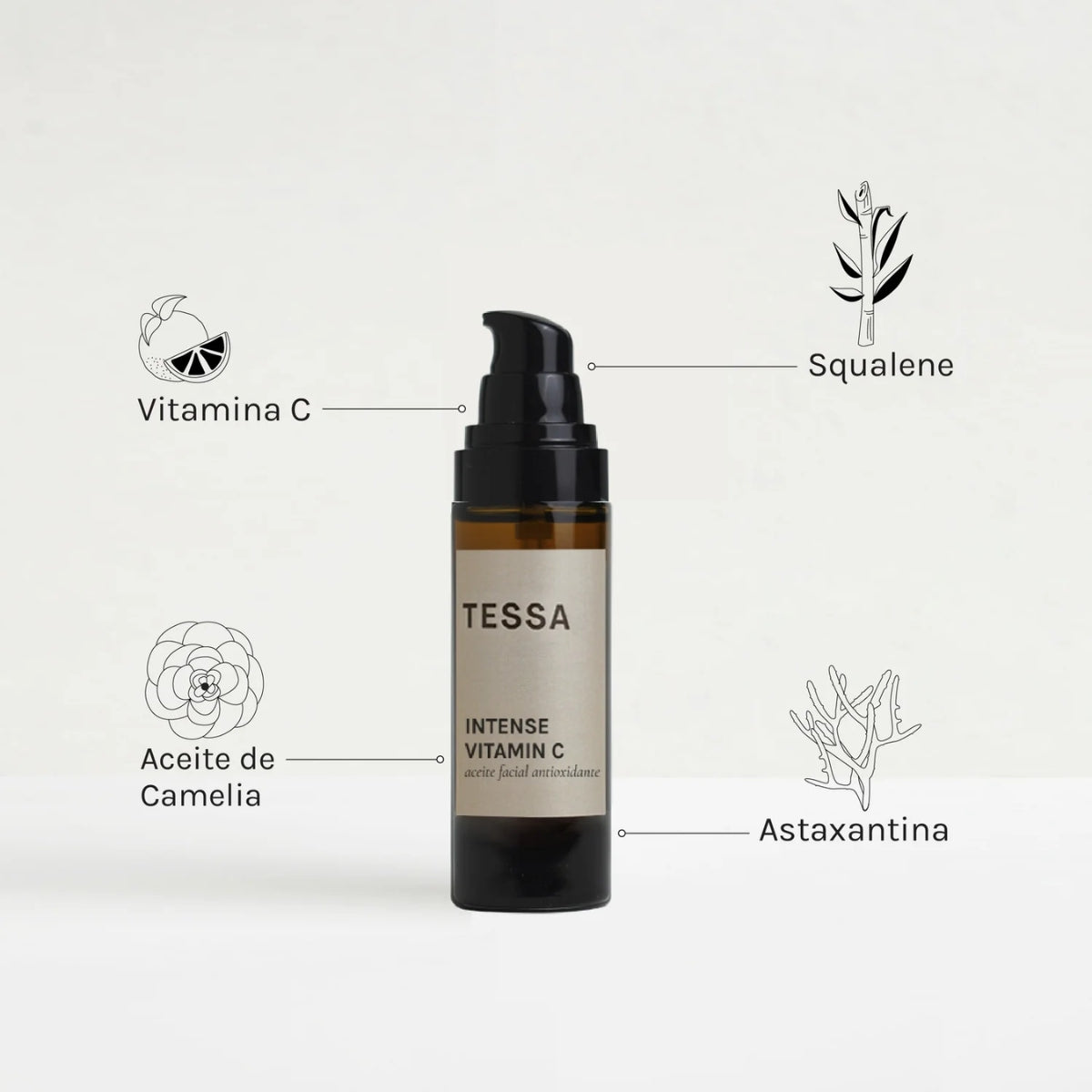 Óleo Facial Antioxidante Vitamina C Tessa
