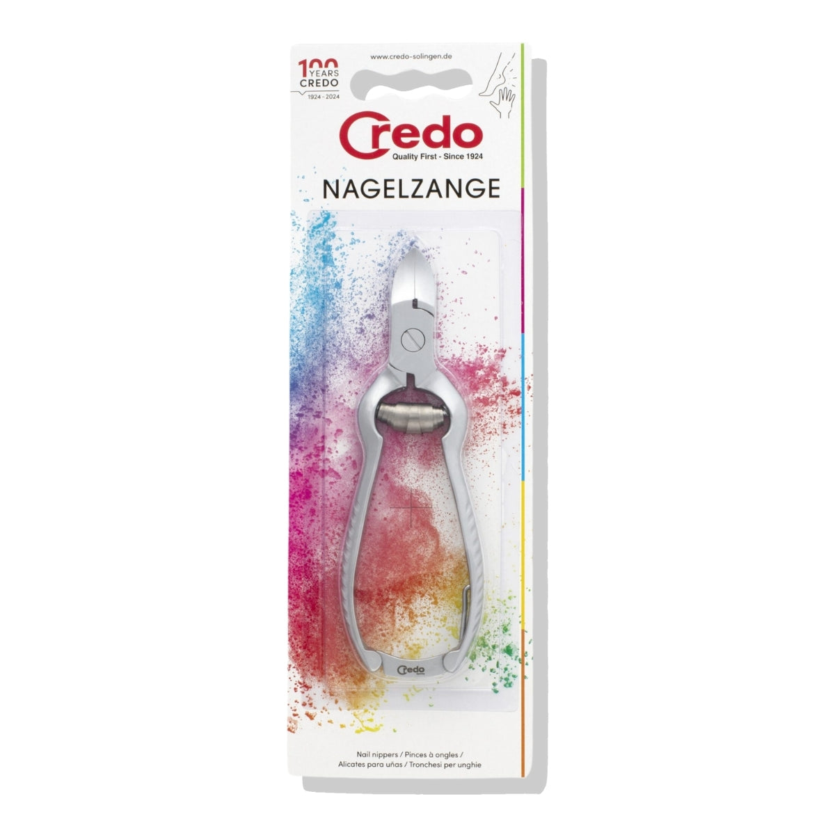 Alicate Corta Uña Cromado 13Cm Credo