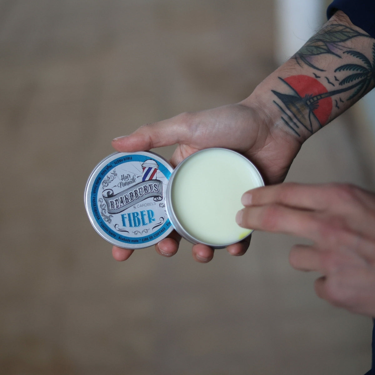 Cera Fijación Fuerte Acabado Mate Fiber Beardburys