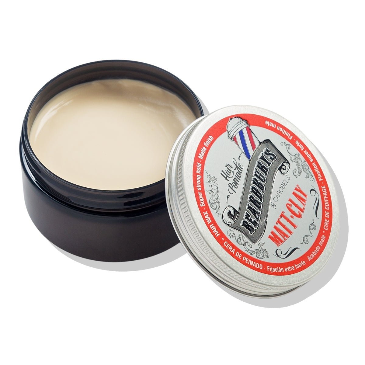 Cera Fijación Extra Fuerte Acabado Matte Clay Beardburys