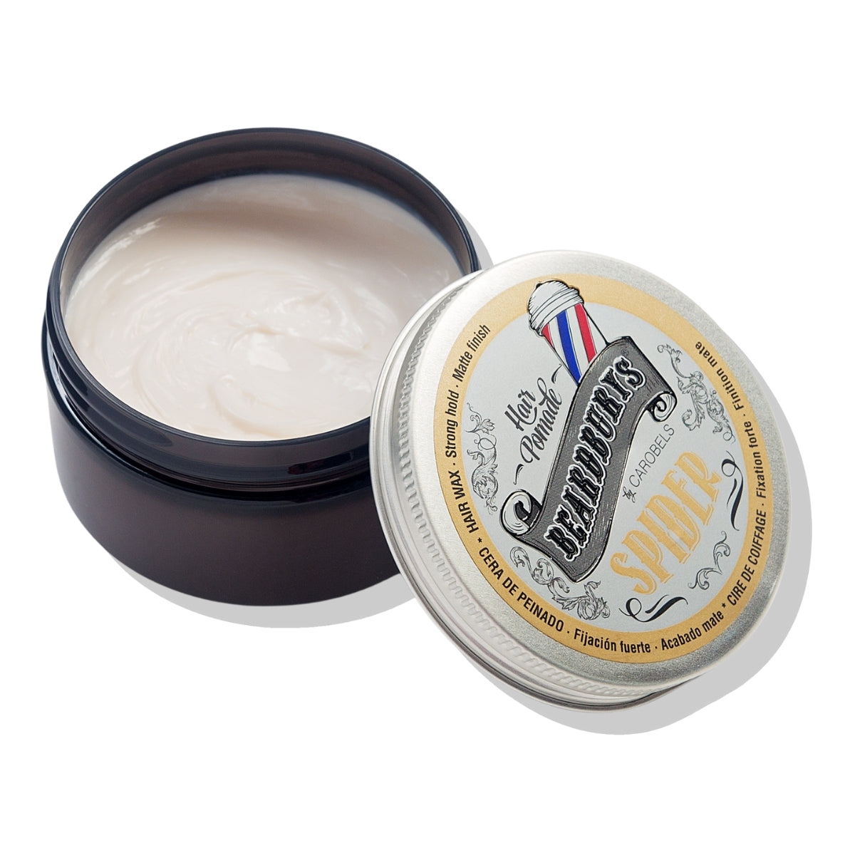 Cera Fijación Fuerte Acabado Semi Mate Spider Beardburys