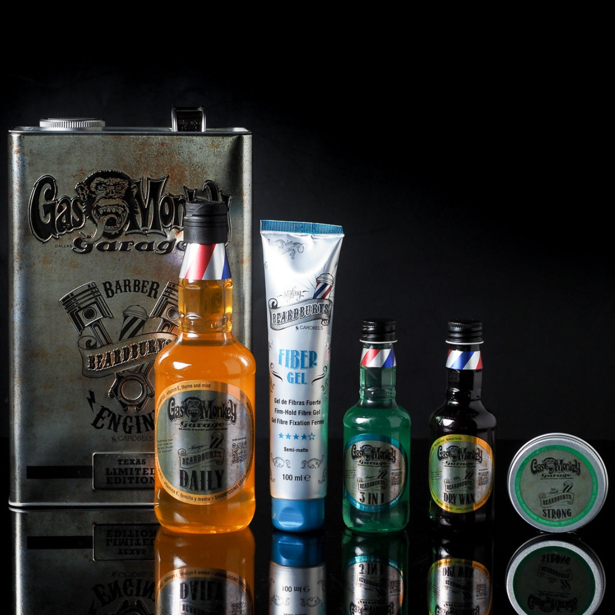 Kit Peinado Gas Monkey Brillo Beardburys