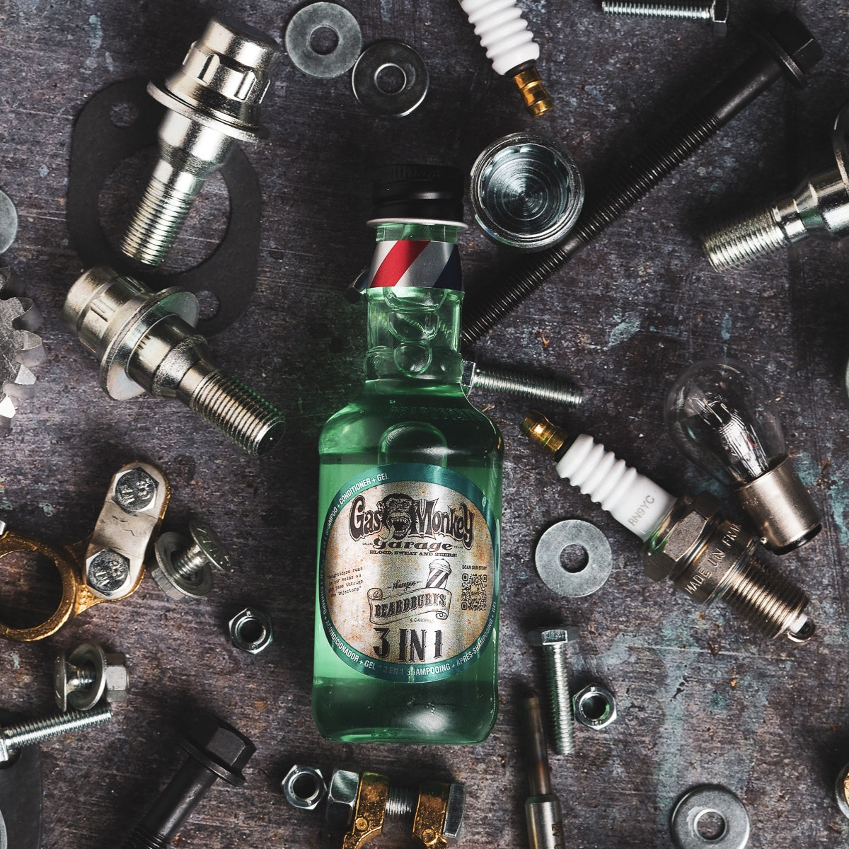 Kit Peinado Gas Monkey Brillo Beardburys