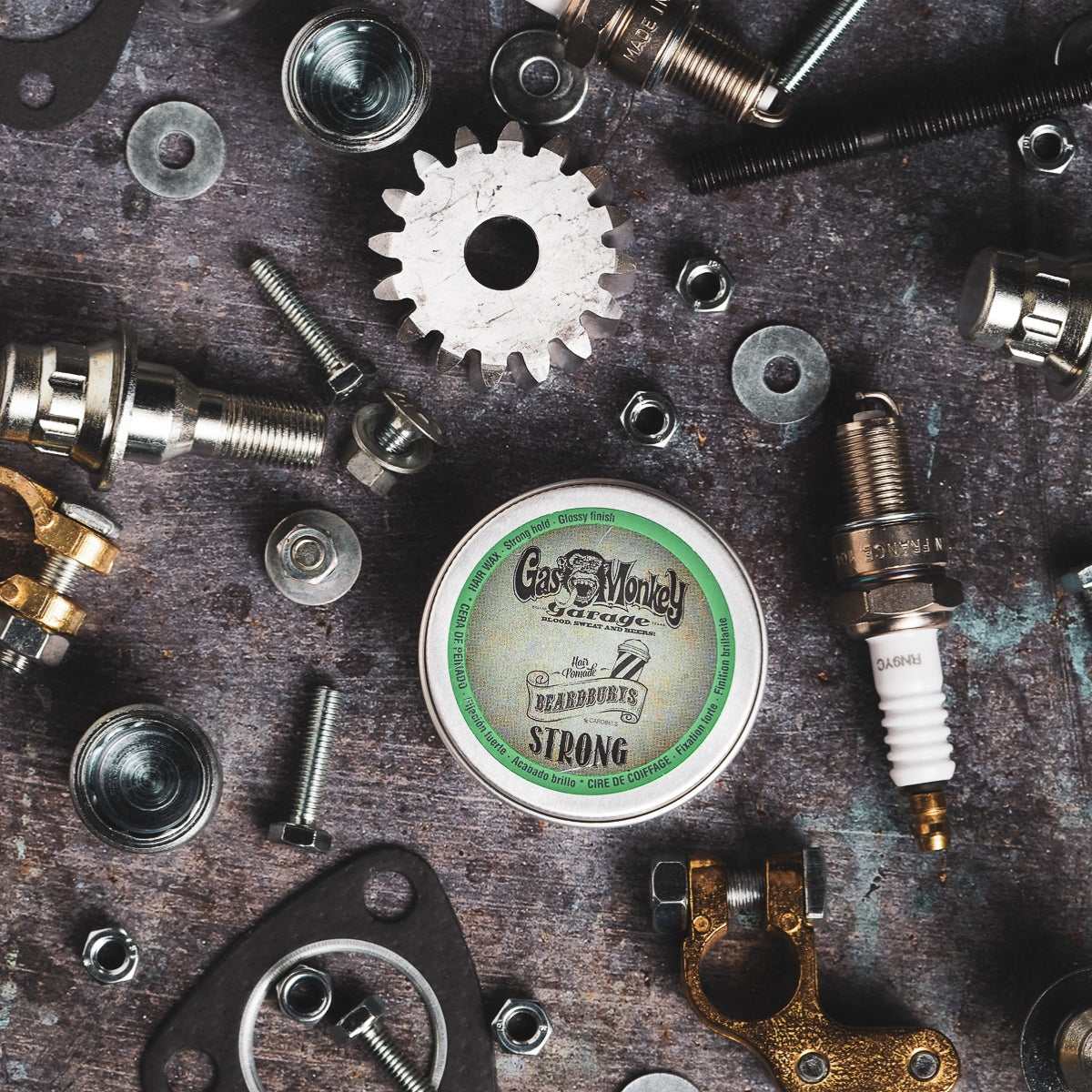 Kit Peinado Gas Monkey Brillo Beardburys