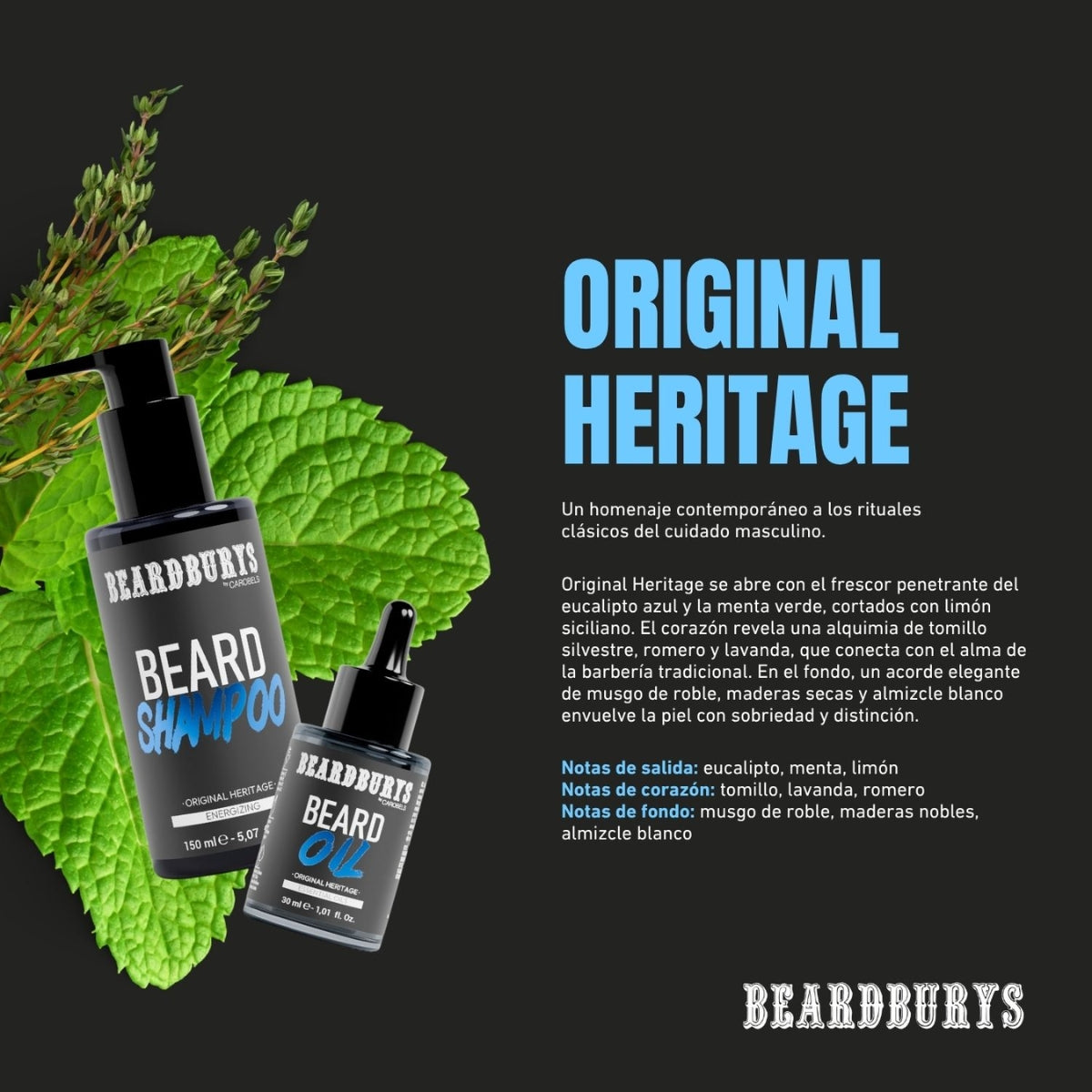 Shampoo Barba Origital Heritage Beardburys