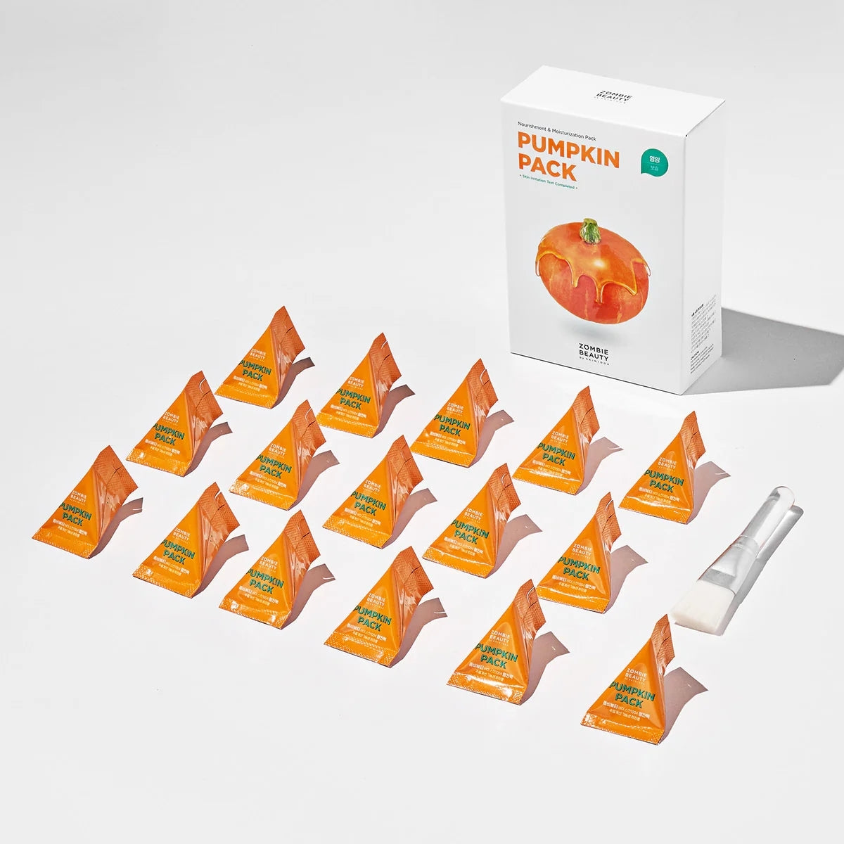 Mascarilla Facial Hidratante y Nutritiva Zombie Pumpkin 16 Unidades Skin1004