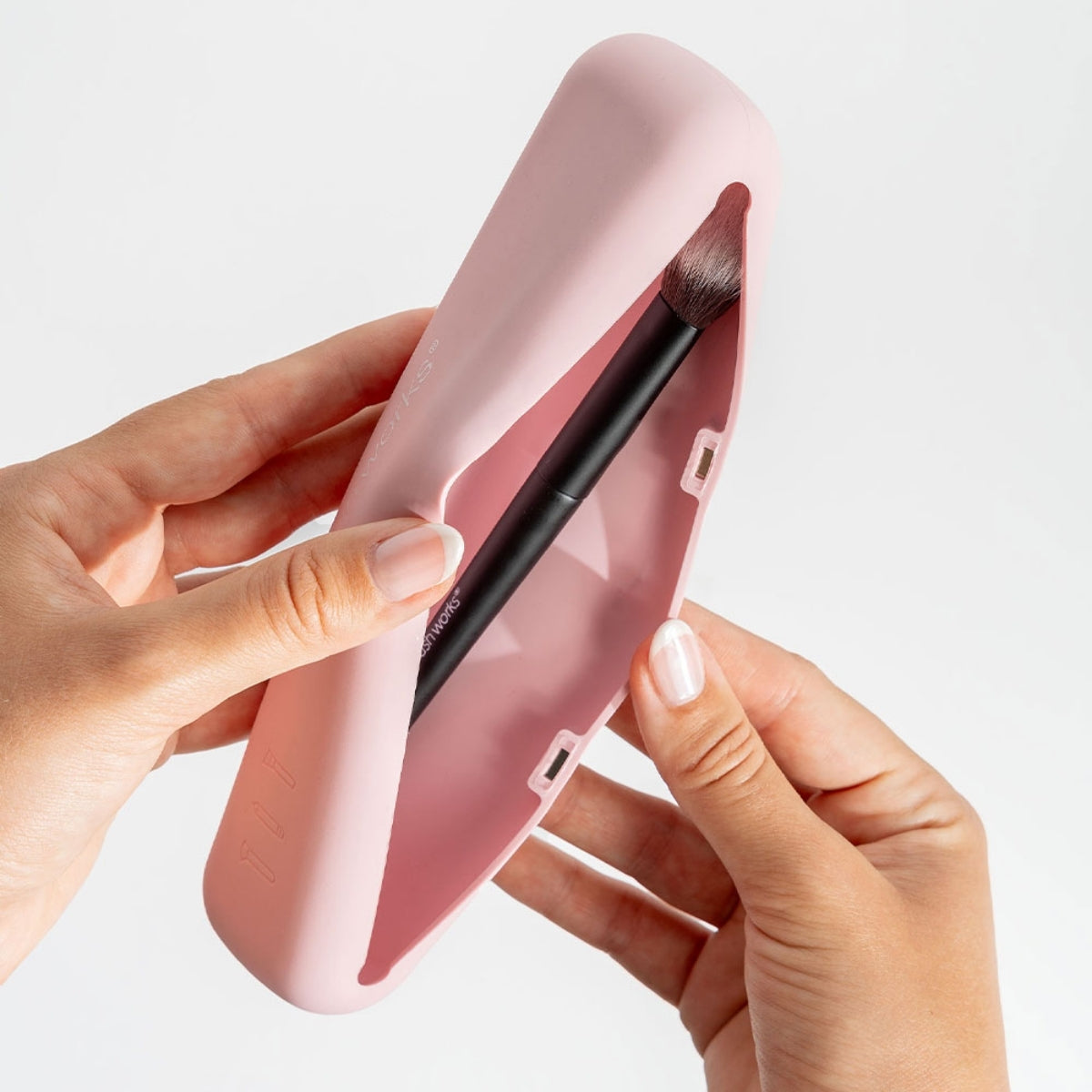 Funda Protectora Silicona Para Brochas De Maquillaje Brushworks