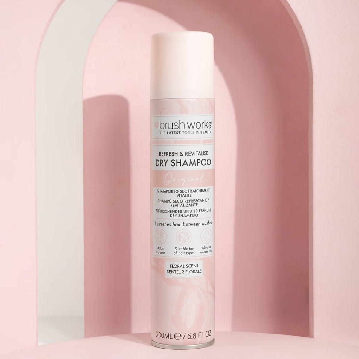 Shampoo Seco Floral Refrescante y Revitalizante Brushworks