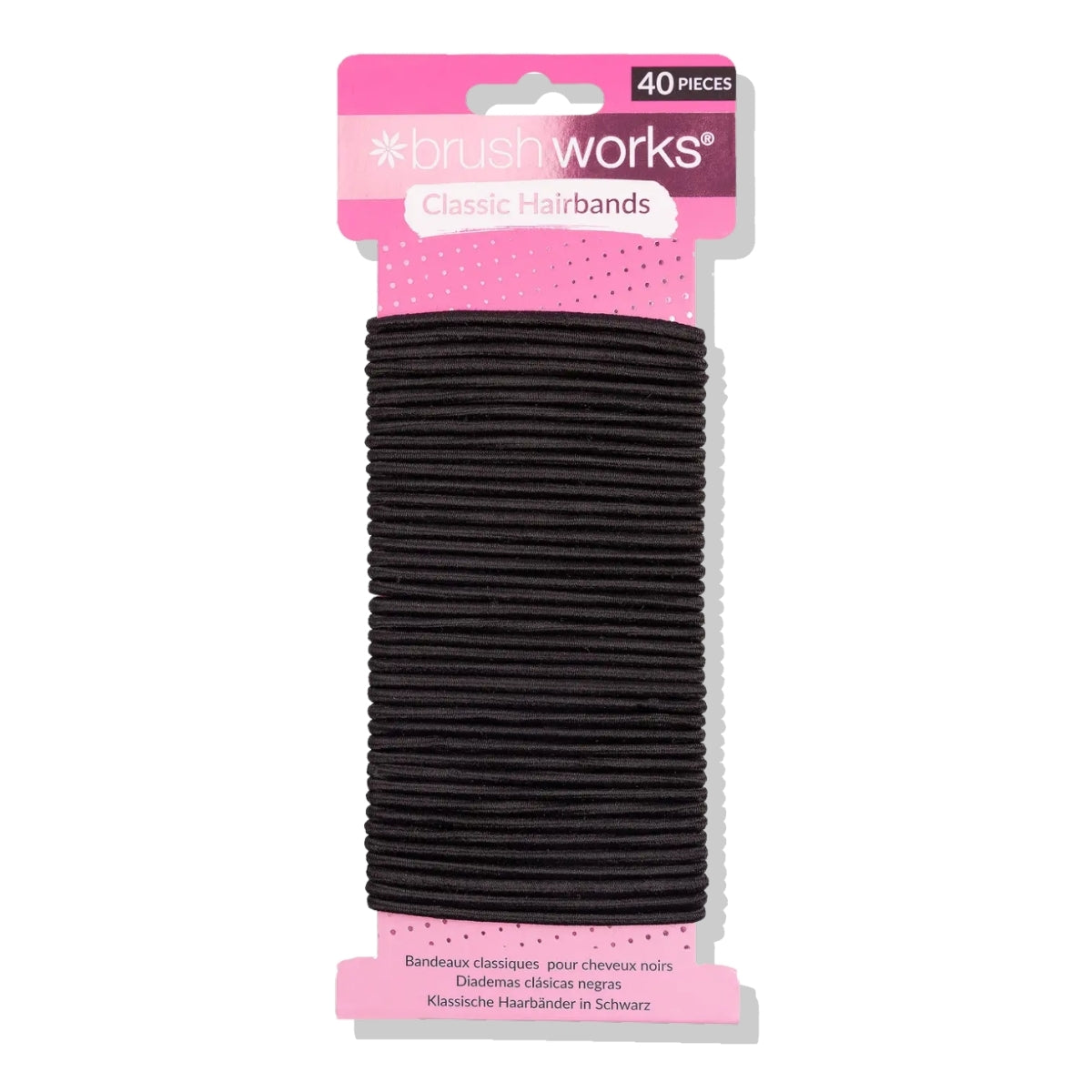 Pack Colets Negro 40 Unidades Brushworks