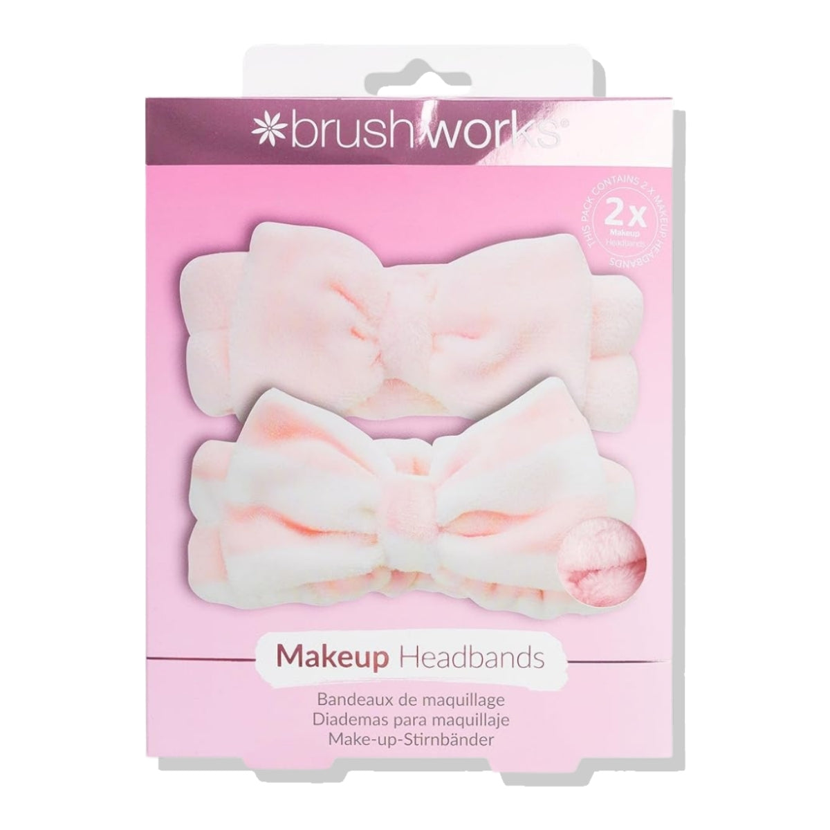 Cintillo Para Maquillaje y Skincare 2 Unidades Brushworks