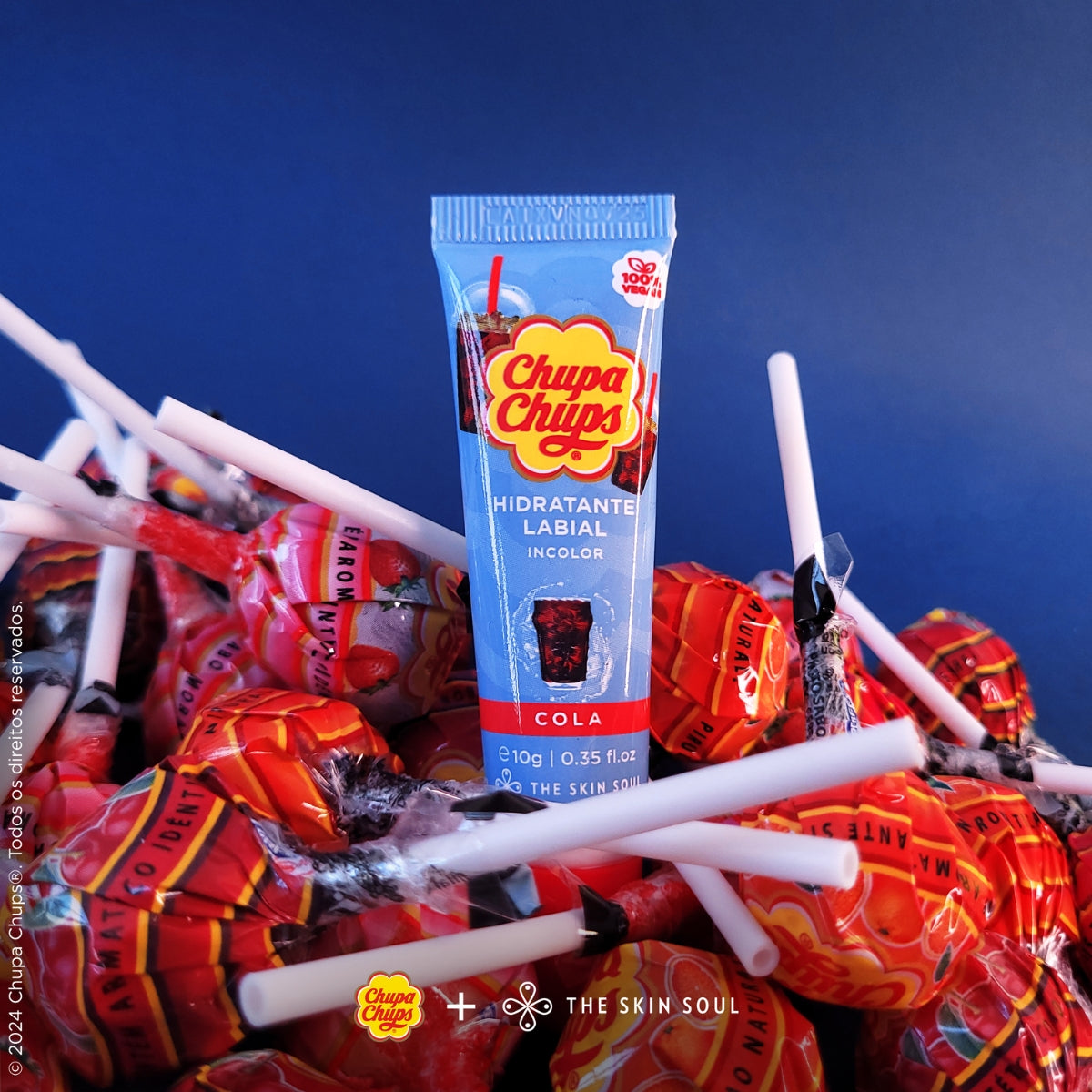 Bálsamo Labial Hidratante Cola Chupa Chups