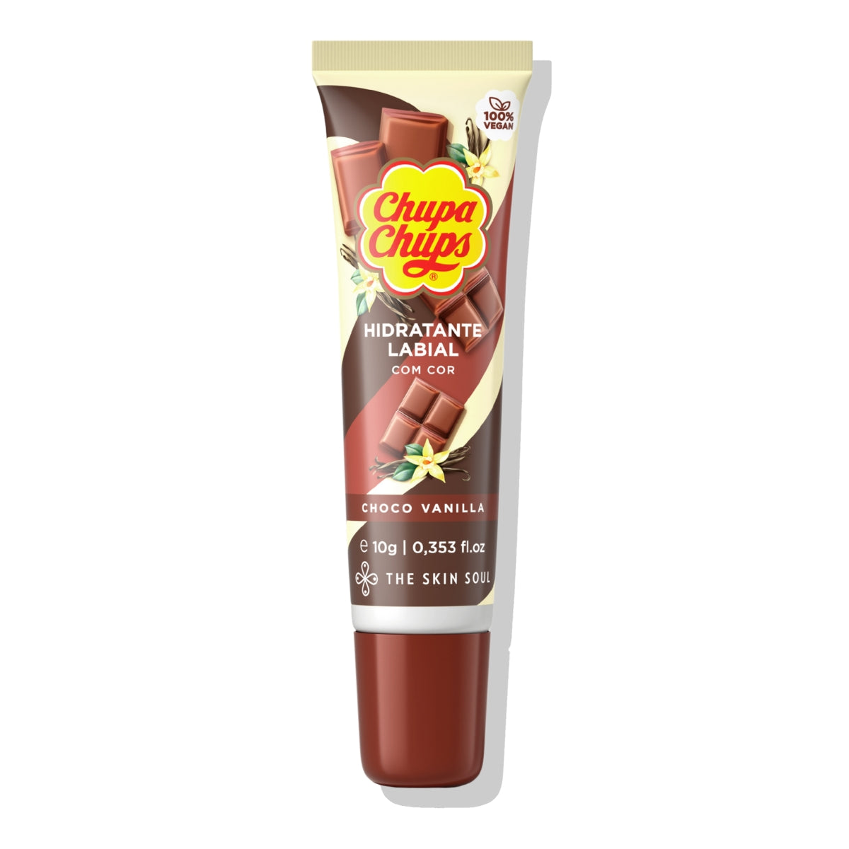 Bálsamo Labial Hidratante Choco Vainilla Chupa Chups