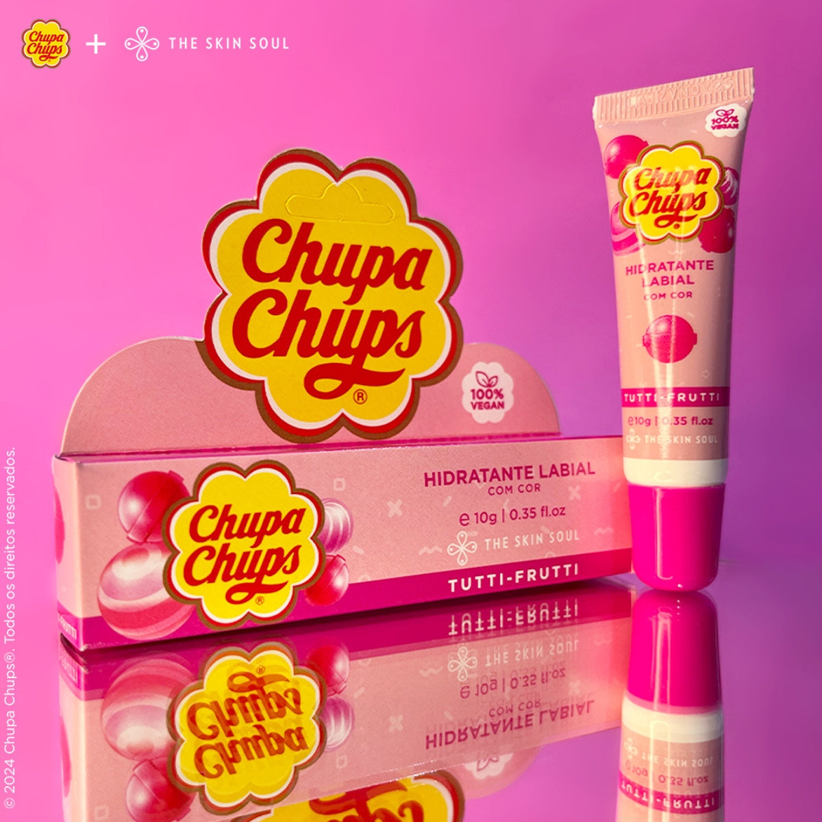 Bálsamo Labial Hidratante Tutti Fruti Chupa Chups