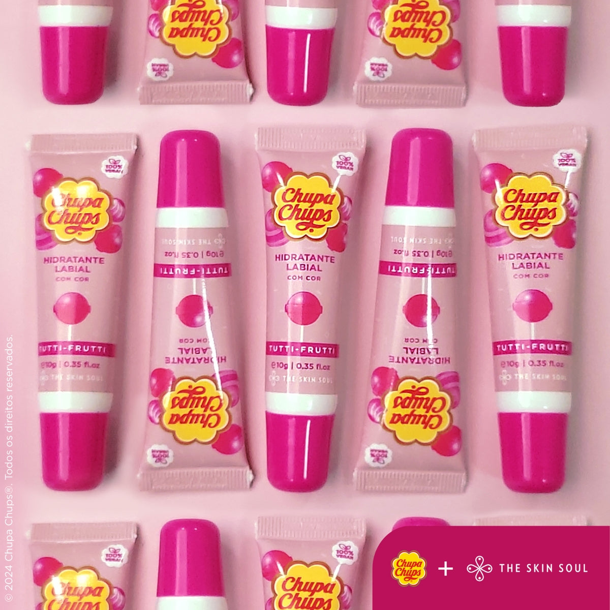 Bálsamo Labial Hidratante Tutti Fruti Chupa Chups