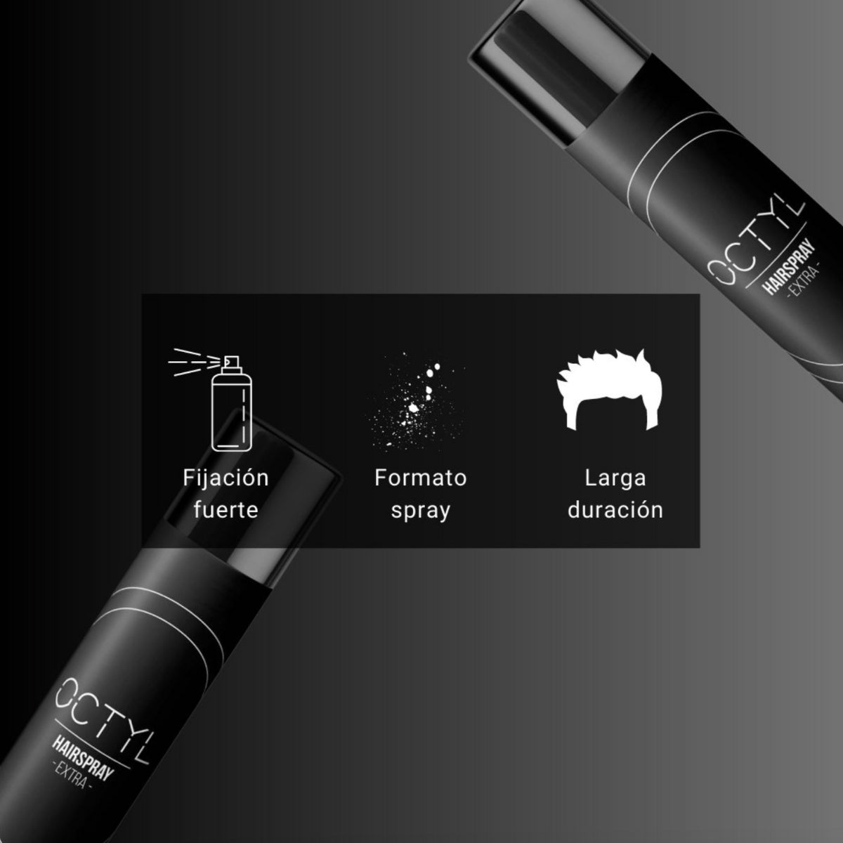 Laca Fijación Extra Fuerte Octyl