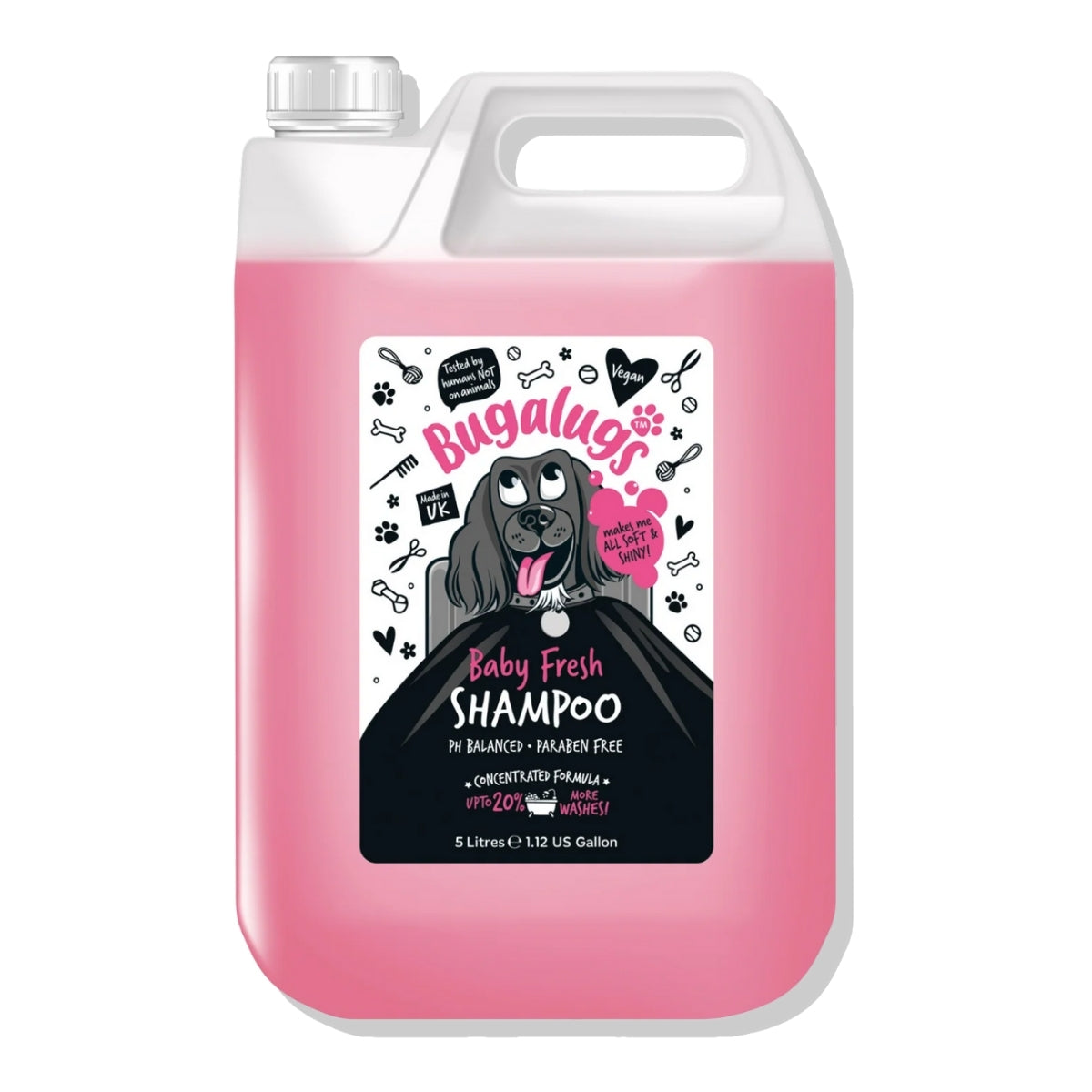 Shampoo Mascotas Suave Baby Fresh Bugalugs