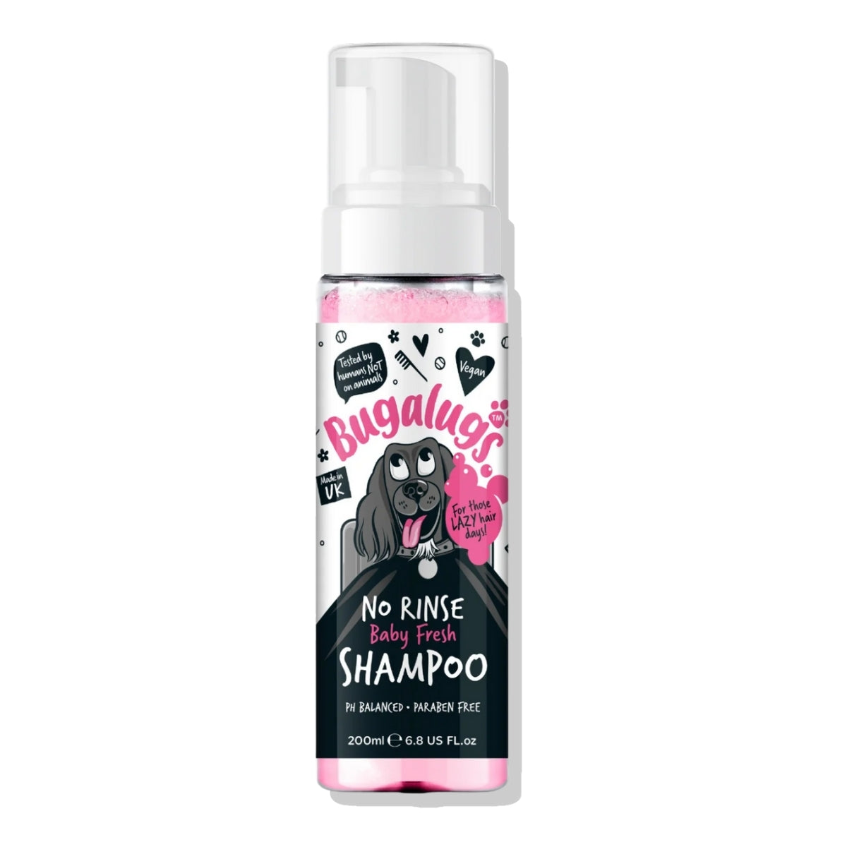 Shampoo Seco Mascotas Baby Fresh Bugalugs