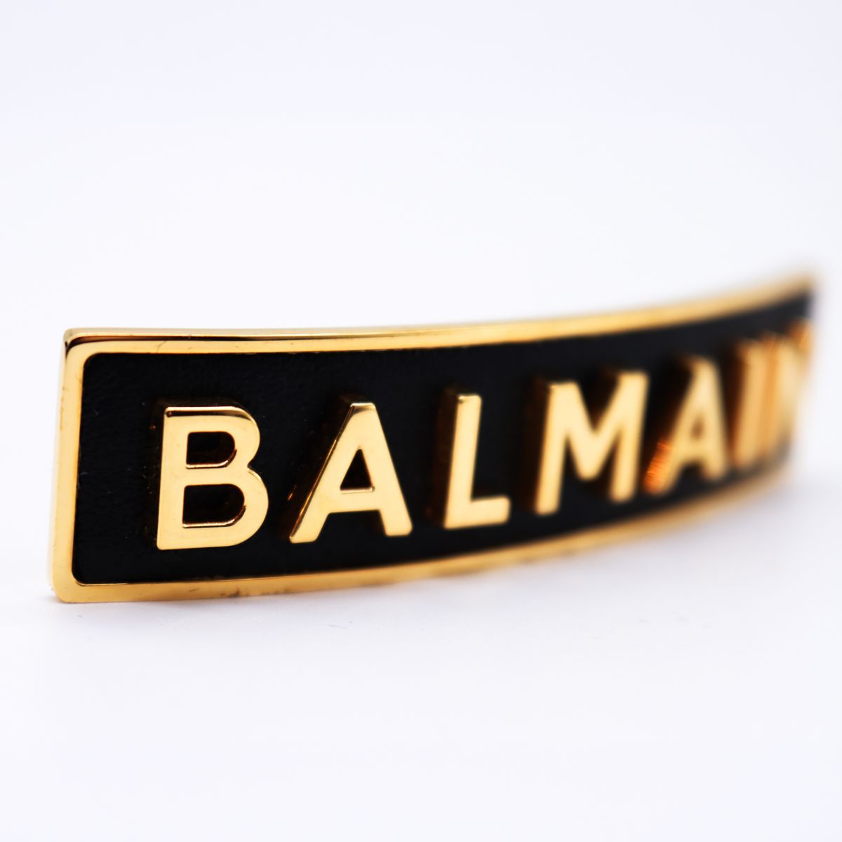 Barrette M Logo 18K Balmain