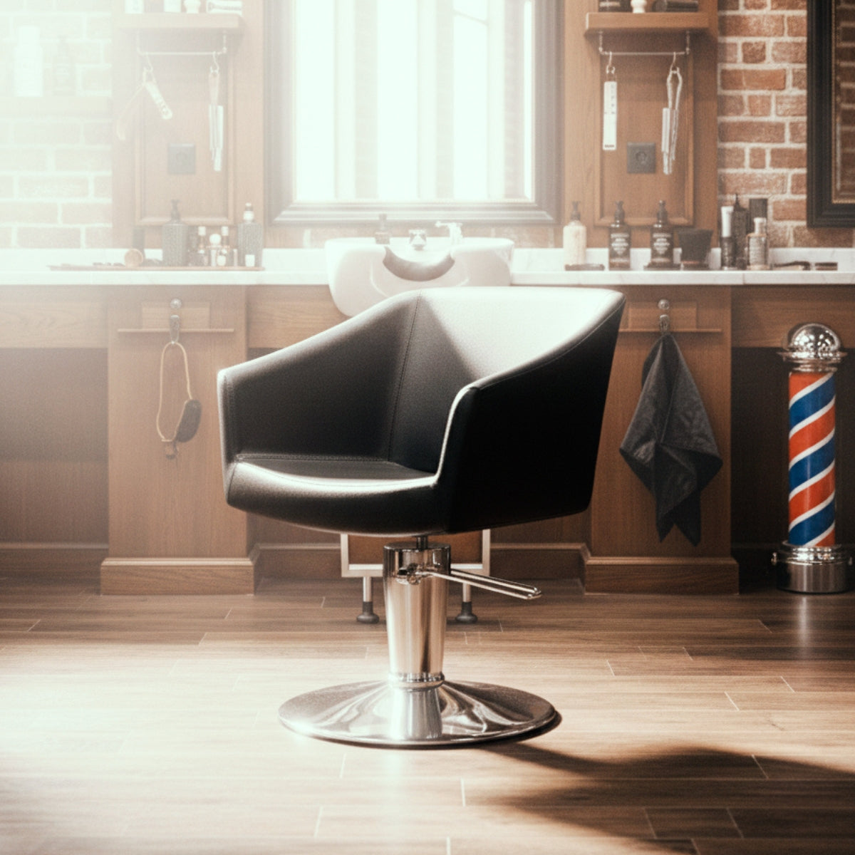 Sillon Gala Negro Base Ronde Maletti