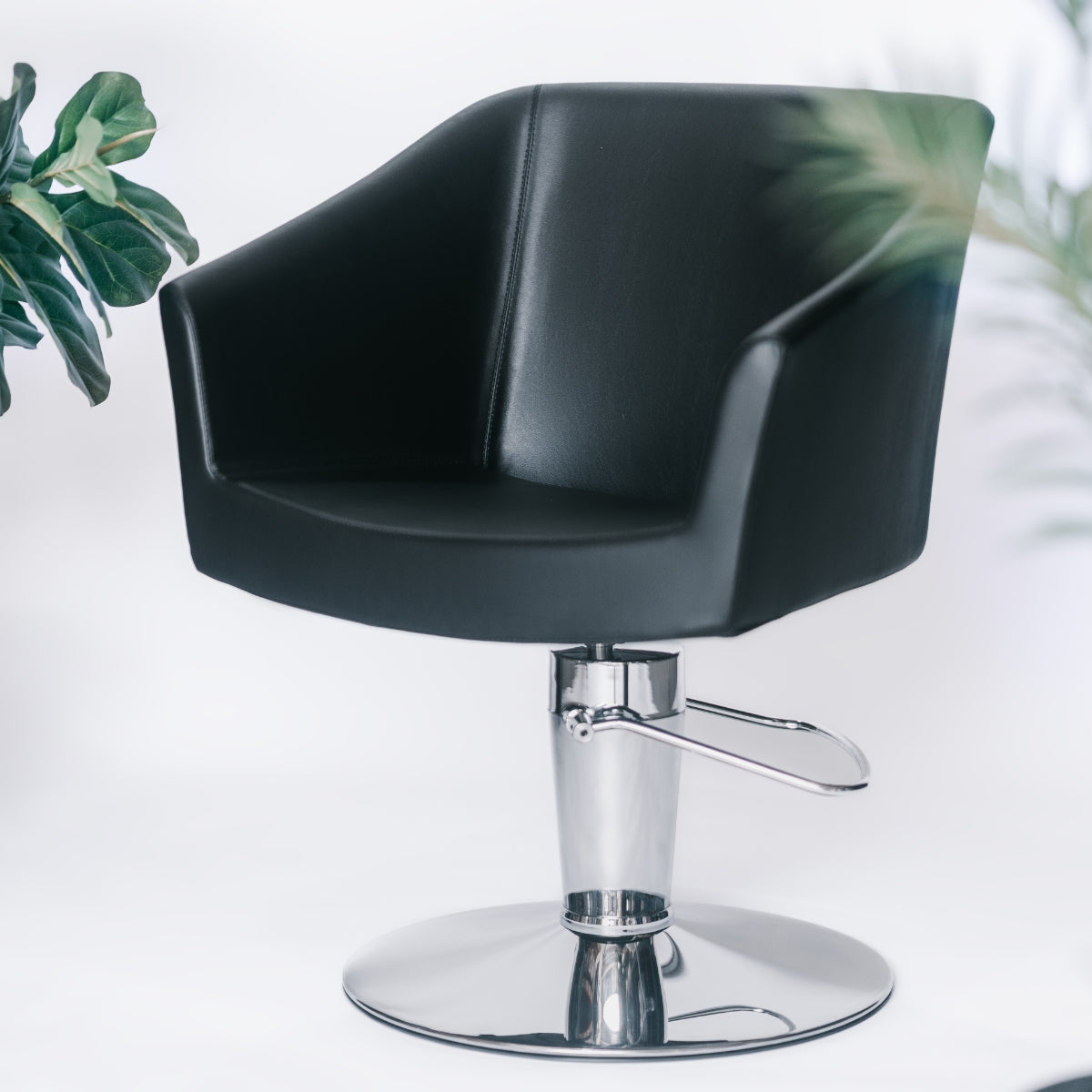 Sillon Gala Negro Base Ronde Maletti