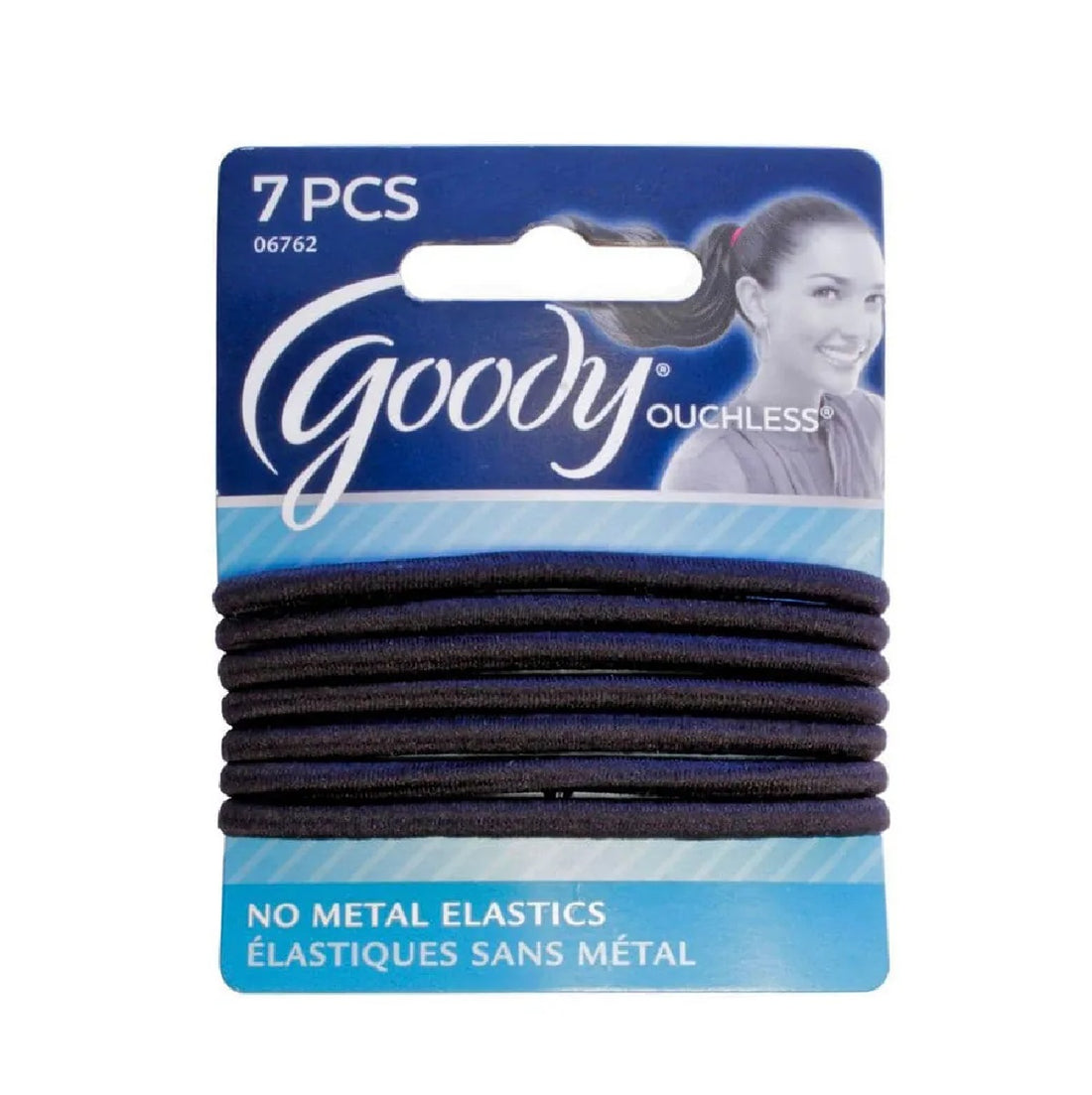 Pack Colets Negro Delgado 7 Unidades Goody