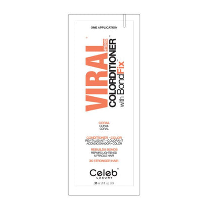 Acondicionador Con Color Viral 30ml Celeb