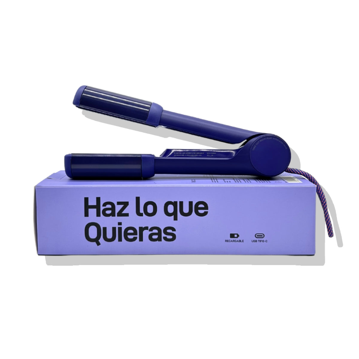 Mini Plancha De Cabello Inalámbrica Usb Multi Flat Ricco