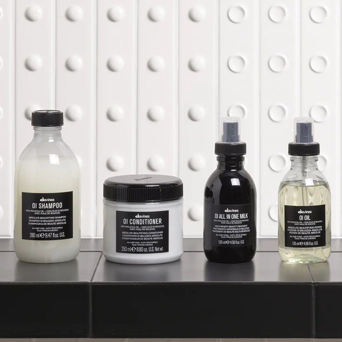 Pack Shampoo + Acondicionador + Óleo + Milk Oi Davines