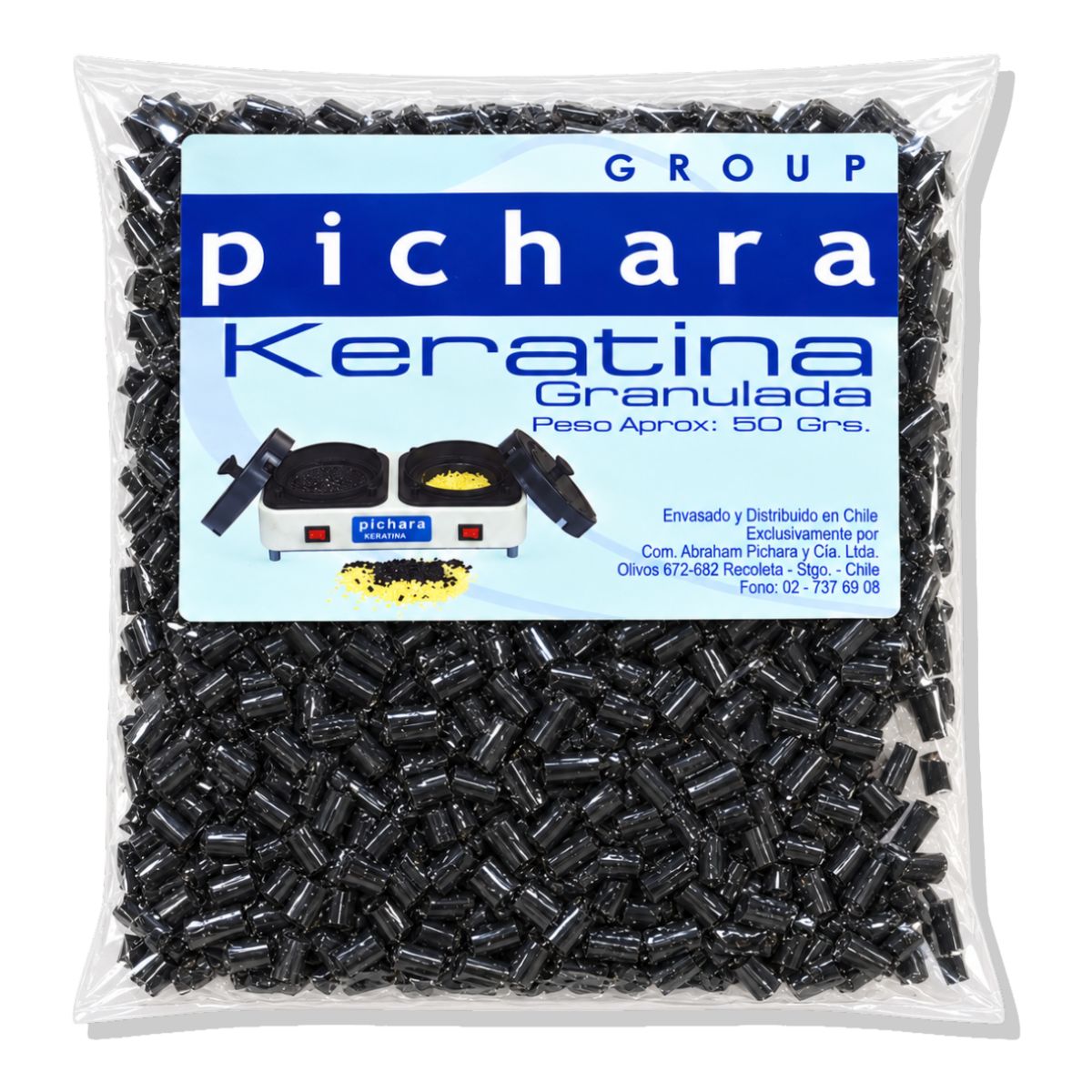 Keratina Granulada para Extensiones de Cabello 50 g Pichara