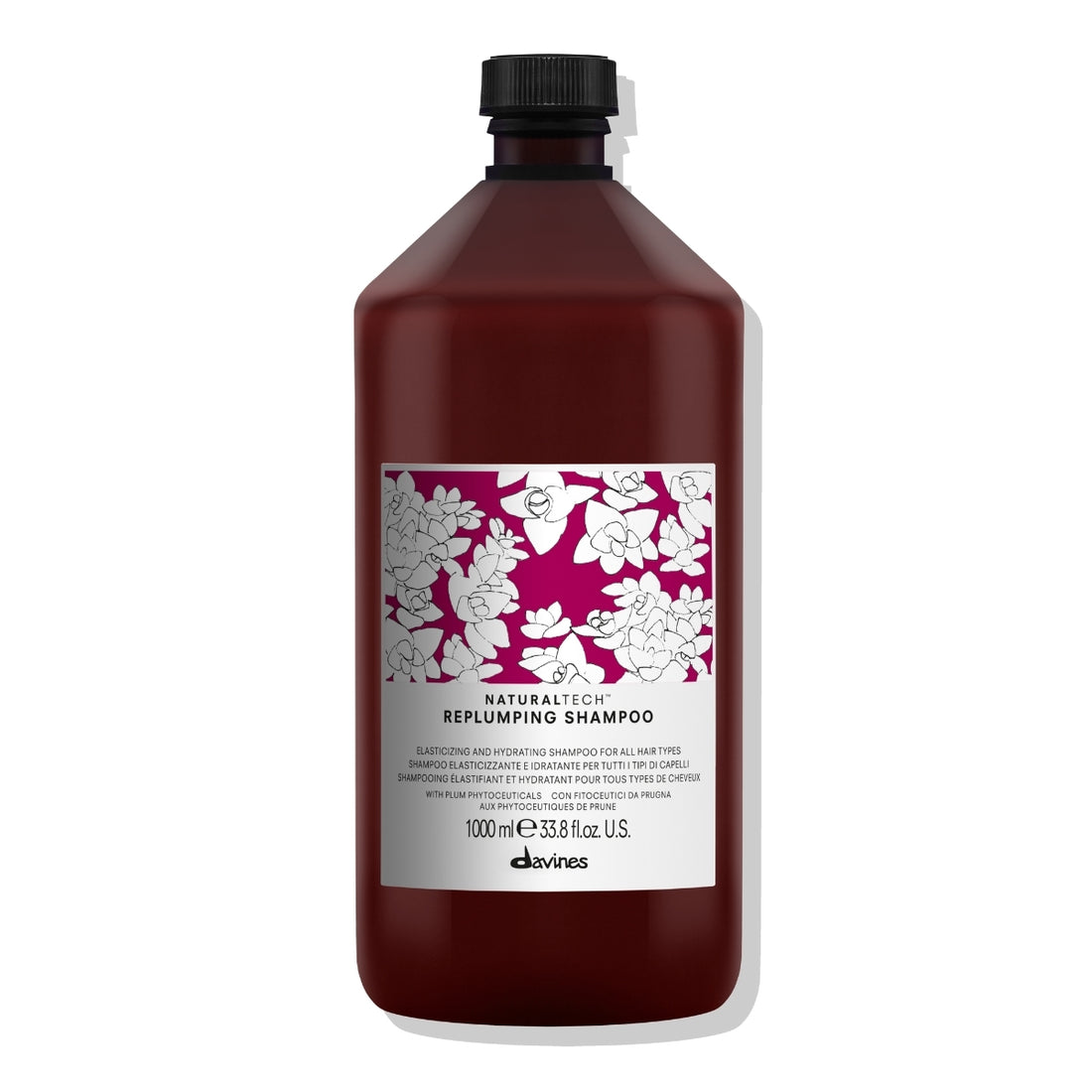 Shampoo Elasticidad Hidratación Replumping Naturaltech Davines